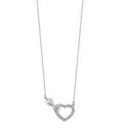 Colgante Plata Lotus LP3520-1/1 Corazón - Infinito Circonitas Entrelazados