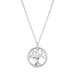 Colgante Plata Lotus LP3708-1/1 Árbol De La Vida Circonitas