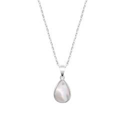 Colgante Plata Lotus LP3795-1/1 circonita Forma Perla Blanca