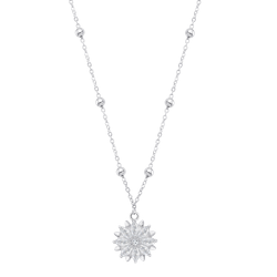 Colgante Plata Lotus LP3827-1/1 Sol Circonitas