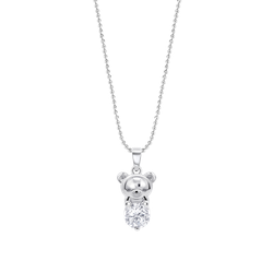 Colgante Plata Lotus LP3875-1/1 Oso Circonitas