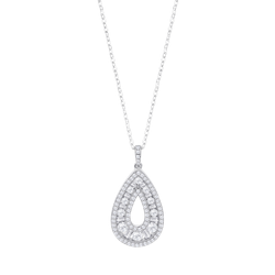 Colgante Plata Lotus LP3883-1/1 Gota Circonitas