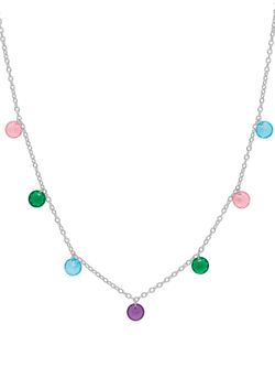 Colgante Plata Marea Niña D03607/BE Circonitas Multicolor