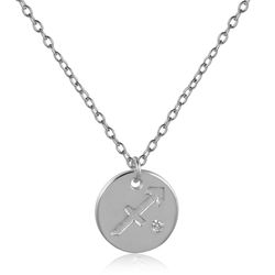 Colgante Plata Mujer 10mm COZ0150RH Zodiaco Sagitario Circonitas