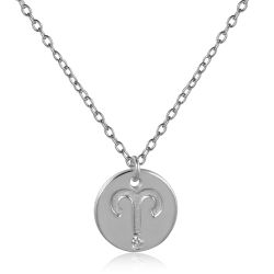 Colgante Plata Mujer 10mm COZ0154RH Zodiaco Aries Circonitas