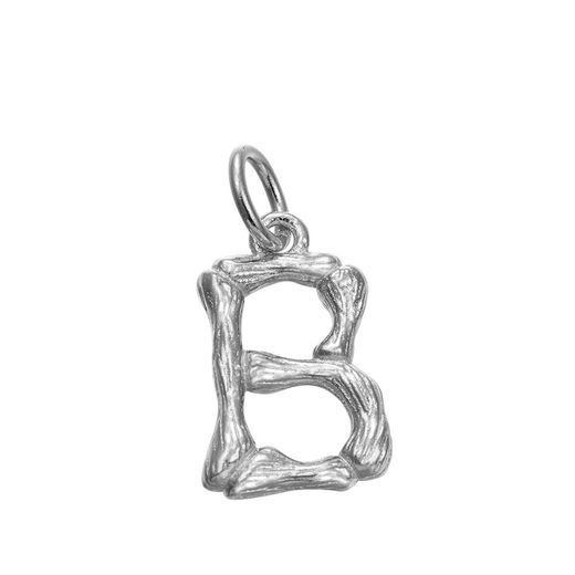 Colgante Plata Mujer 15mm CG00057RHB Letra B