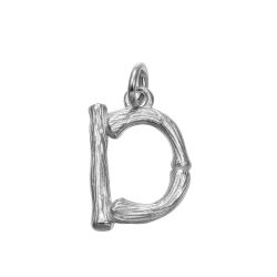 Colgante Plata Mujer 15mm CG00057RHD Letra D