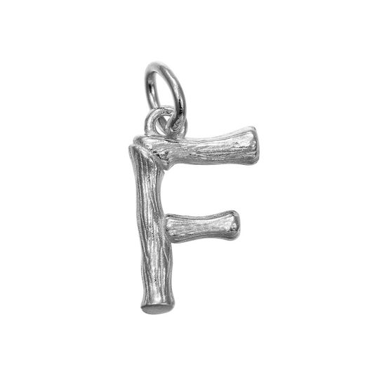 Colgante Plata Mujer 15mm CG00057RHF Letra F