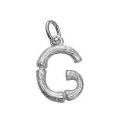 Colgante Plata Mujer 15mm CG00057RHG Letra G