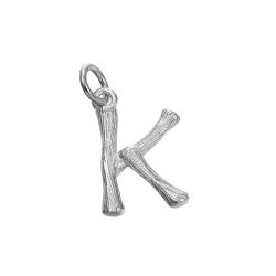 Colgante Plata Mujer 15mm CG00057RHK Letra K