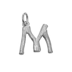 Colgante Plata Mujer 15mm CG00057RHM Letra M