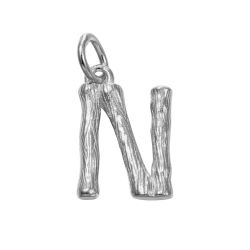 Colgante Plata Mujer 15mm CG00057RHN Letra N