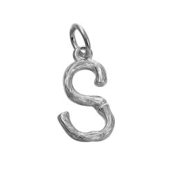 Colgante Plata Mujer 15mm CG00057RHS Letra S