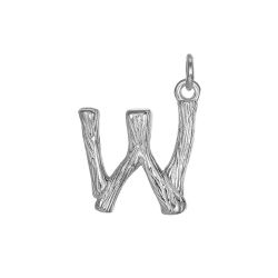 Colgante Plata Mujer 15mm CG00057RHW Letra W