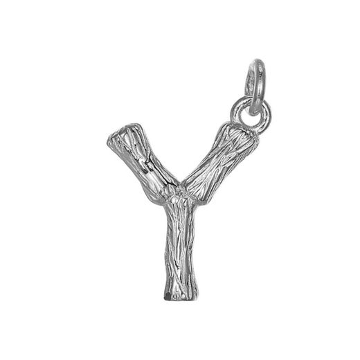 Colgante Plata Mujer 15mm CG00057RHY Letra Y