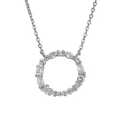 Colgante Plata Mujer 16mm COZ0344RH Círculo Circonitas