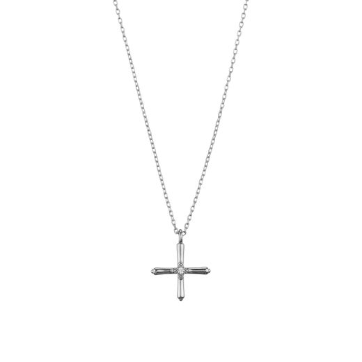 Colgante Plata Mujer 17mm COZ0377RH Cruz Circonitas