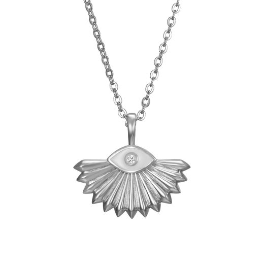 Colgante Plata Mujer 18mm COZ0356RH Abanico Circonitas