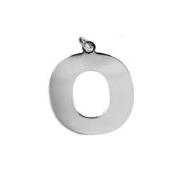 Colgante Plata Mujer 20mm CG00052RHO Letra O