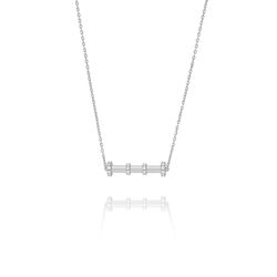 Colgante Plata Mujer 24mm COZ0392RH Barra Circonitas