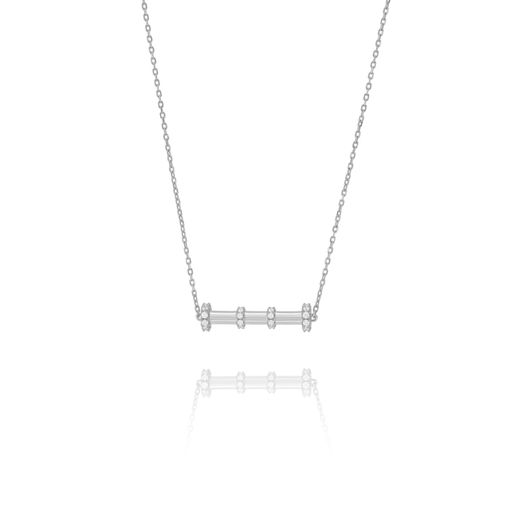 Colgante Plata Mujer 24mm COZ0392RH Barra Circonitas