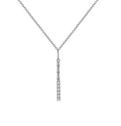 Colgante Plata Mujer 35mm COZ0359RH Barra Circonitas