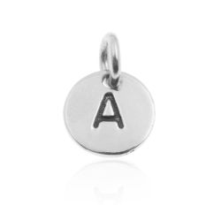Colgante Plata Mujer 8mm CH00065RHA Letra A