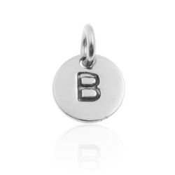 Colgante Plata Mujer 8mm CH00065RHB Letra B