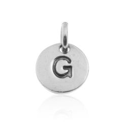 Colgante Plata Mujer 8mm CH00065RHG Letra G