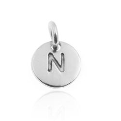 Colgante Plata Mujer 8mm CH00065RHN Letra N