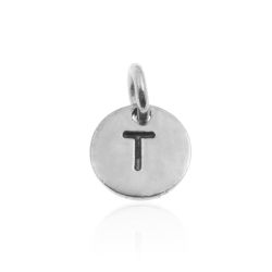 Colgante Plata Mujer 8mm CH00065RHT Letra T