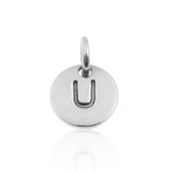 Colgante Plata Mujer 8mm CH00065RHU Letra U