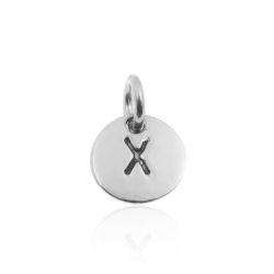 Colgante Plata Mujer 8mm CH00065RHX Letra X