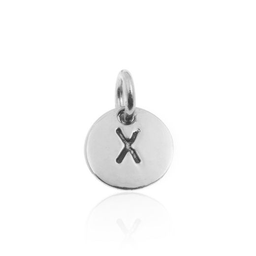 Colgante Plata Mujer 8mm CH00065RHX Letra X