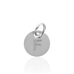 Colgante Plata Mujer 8mm CH00202RHF Letra F