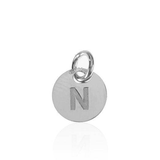 Colgante Plata Mujer 8mm CH00202RHN Letra N