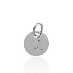 Colgante Plata Mujer 8mm CH00202RHQ Letra Q