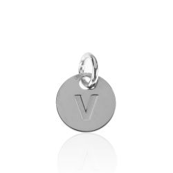 Colgante Plata Mujer 8mm CH00202RHV Letra V