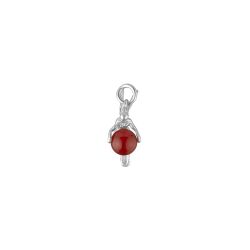 Colgante Plata Mujer CGM0034PLCO Campanilla C. Piedra Mineral Cornalina