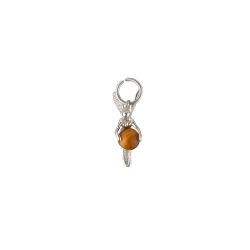 Colgante Plata Mujer CGM0034PLOT Campanilla C. Piedra Mineral Ojo de Tigre