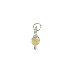 Colgante Plata Mujer CGM0034PLPR Campanilla C. Piedra Mineral Prehnita
