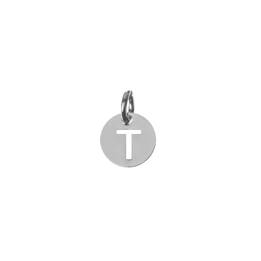 Colgante Plata Mujer CHL0244RHT Letra T 8mm