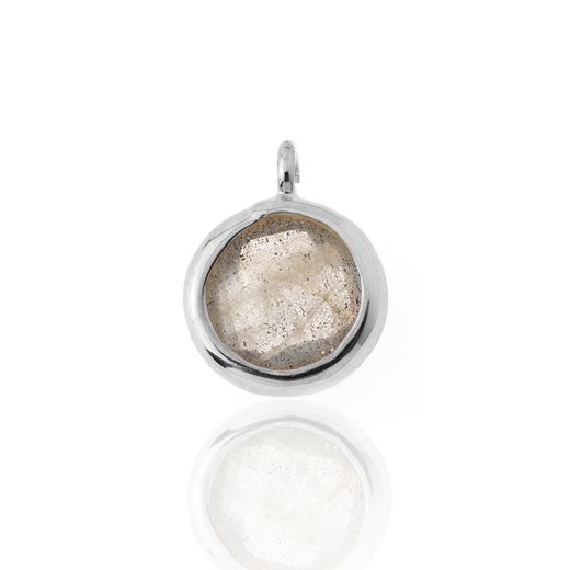 Colgante Plata Mujer CHM0004RHLA Piedra Mineral Labradorita