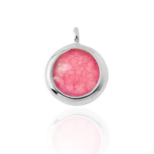 Colgante Plata Mujer CHM0004RHRU Piedra Mineral Rubí