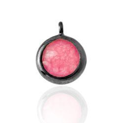 Colgante Plata Mujer CHM0004RURU Piedra Mineral Rubí