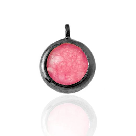 Colgante Plata Mujer CHM0004RURU Piedra Mineral Rubí