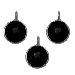 Colgante Plata Mujer CHM0006RUOX Piedras Minerales Onix Negro (1) Unidad