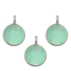 Colgante Plata Mujer CHM0007RUCA Piedra Mineral Calcedonia (1) Unidad