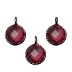Colgante Plata Mujer CHM0007RUGR Piedra Mineral Granate (1) Unidad