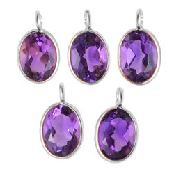 Colgante Plata Mujer CHM0008PLAM Piedra Mineral Amatista (1) Unidad
